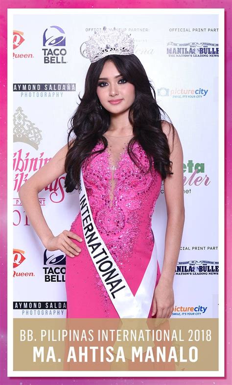 ahtisa manalo nationality|Ahtisa Manalo (Miss International 2018.